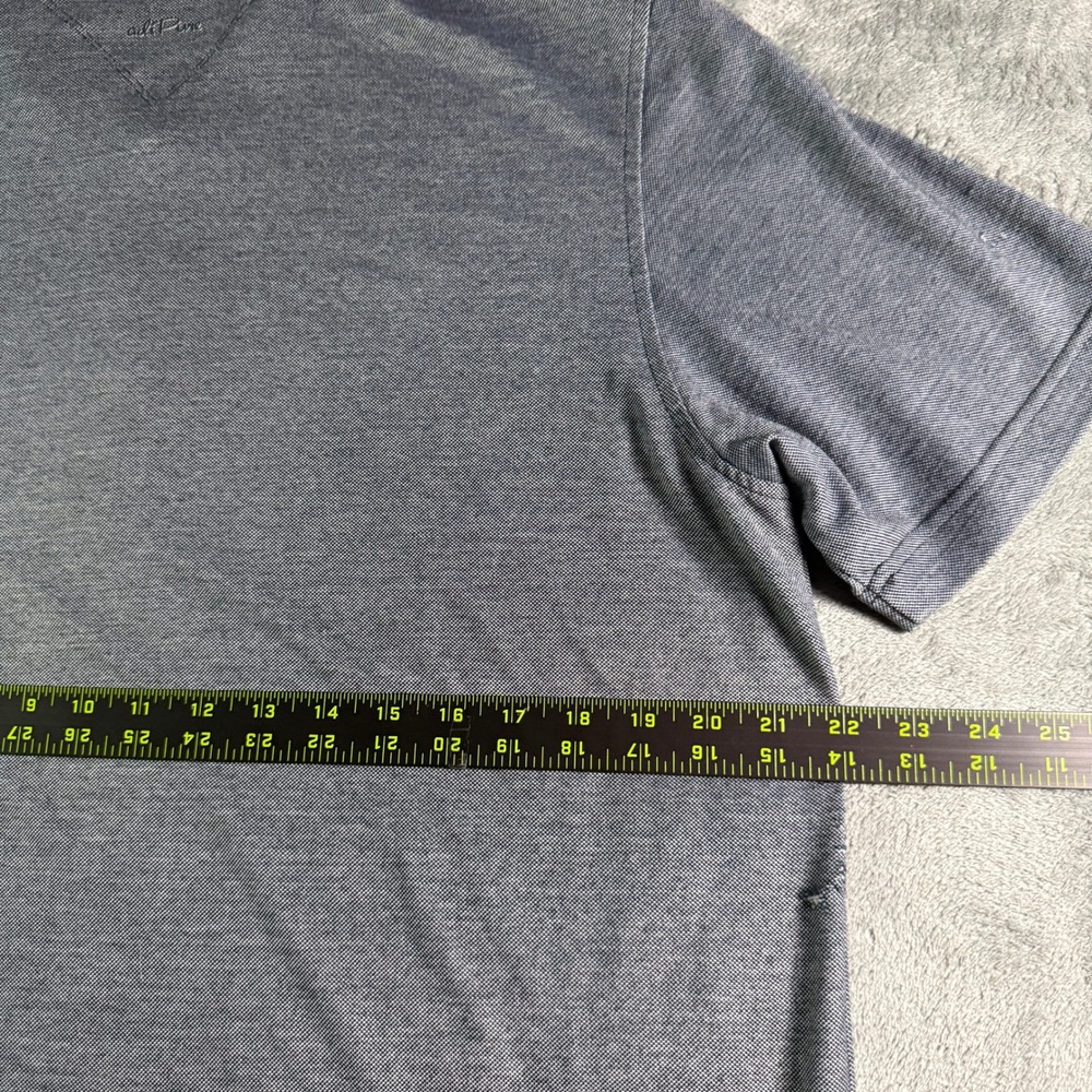 Adidas adiPure Wool Blend Crest Logo Polo Shirt Mens L Gray Cohasset Golf Club - Picture 13 of 15